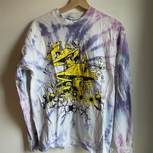 Online Ceramics 2019 Mushroom House Long Sleeve Tie Dye Shirt M